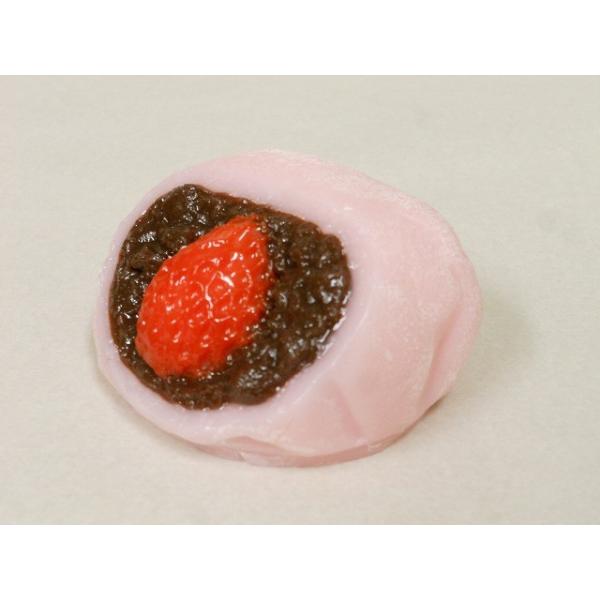シリコン　供え菓子シリーズ　「いちご大福」　食品サンプル