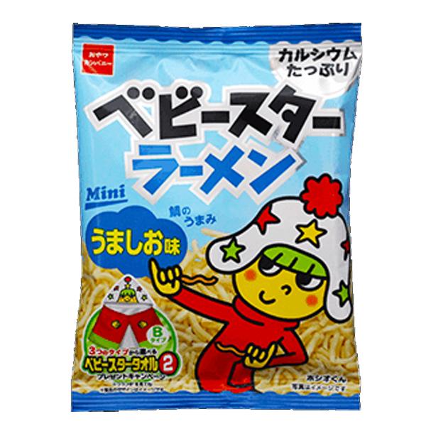 ネコポス 送料無料 おやつカンパニー ベビースターラーメン ミニ うましお味 21g 5 個セット ポイント 消化 B O D Web 通販 Paypayモール