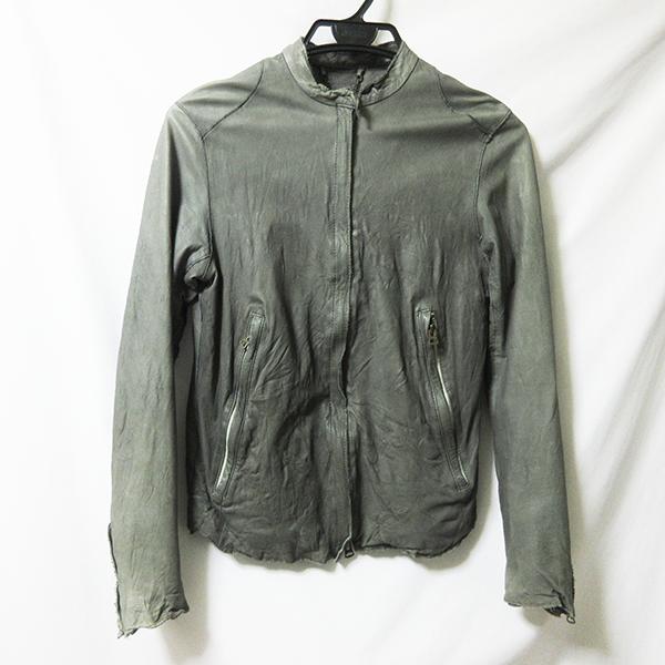 Sisii シシ ライダース レザー ジャケット シングル ジップ ユーズド