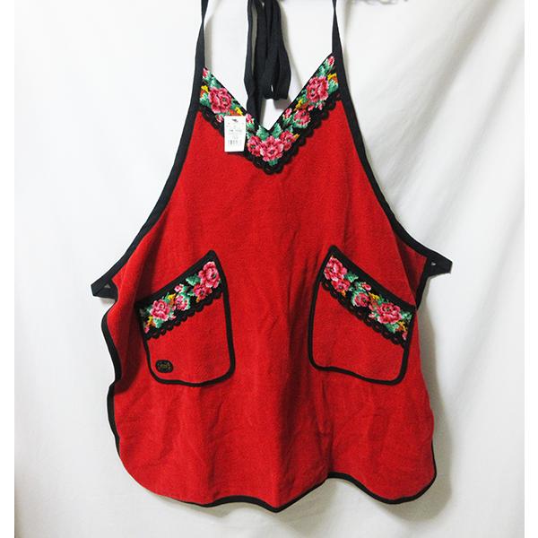 feiler（フェイラー） *未使用タグ付き エプロン シュニール 花柄