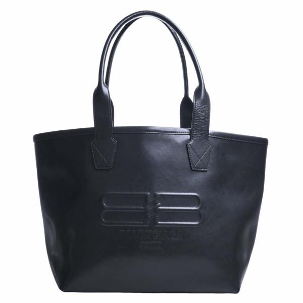 BALENCIAGA（バレンシアガ） レザー BBアイコンロゴ トートバッグ