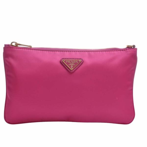PRADA プラダ TESSUTO ポーチ 1N1868 ピンク レディース by