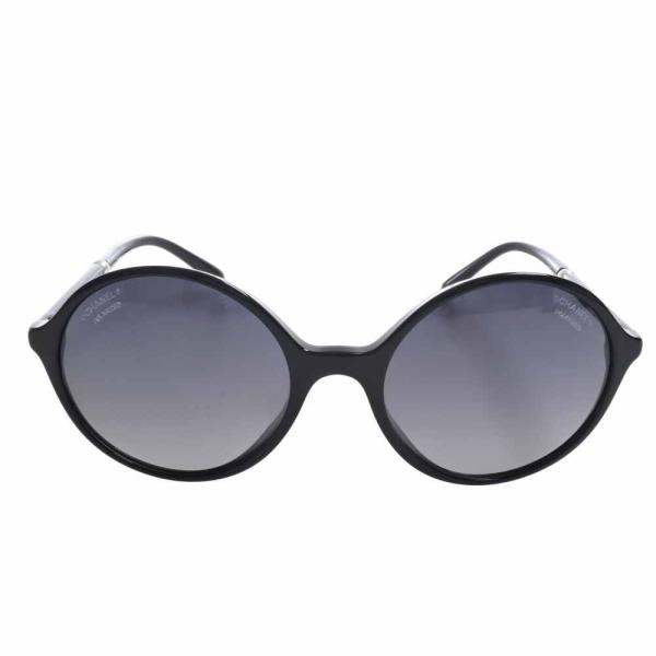 CHANEL シャネル パール 丸型 サングラス #53□19 140 5391HA ブラック