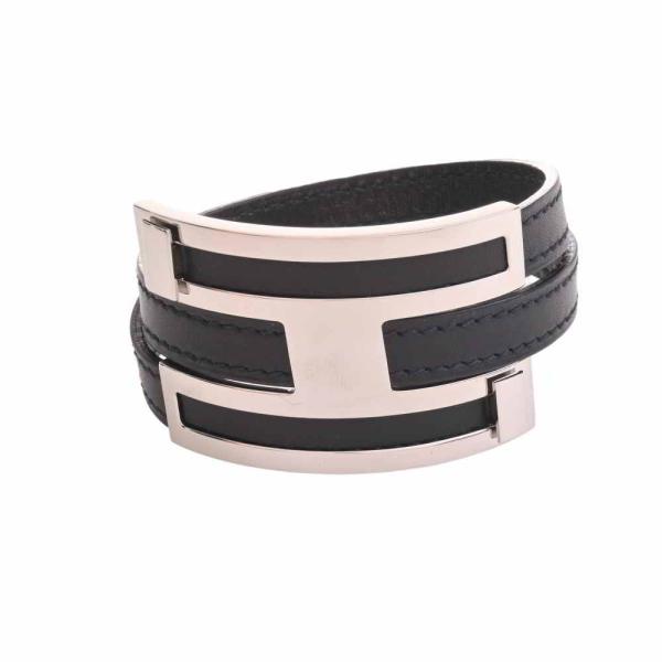 HERMES エルメス ボックスカーフ プスプスMM Hモチーフ ブレスレット