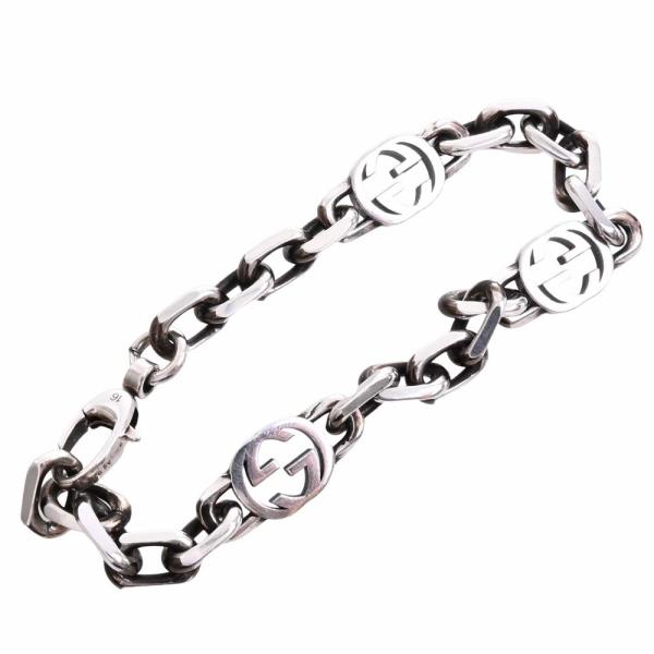 GUCCI Gucci グッチ SV925 インターロッキングG ブレスレット