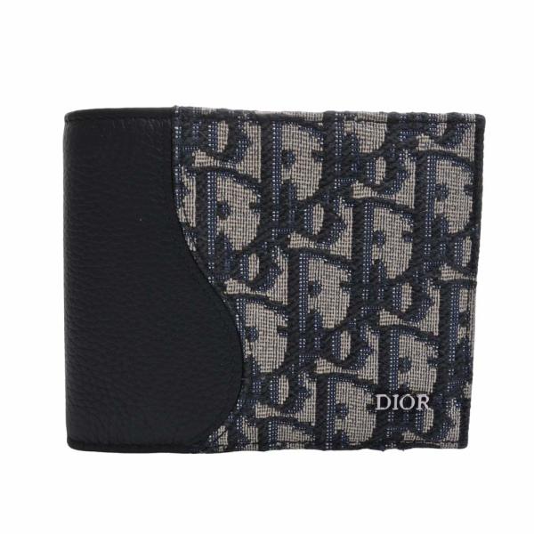 Dior 二つ折り財布 黒 キャンバス/レザー　正規品 楽天市場】ディオール 財布（形状（財布）二つ折り財布）の通販