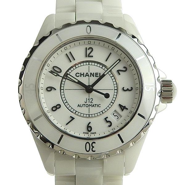 B楽市本店 本物 Chanel シャネル J12 メンズ オートマ 腕時計 白文字盤 H0970 G ブランド楽市 通販 Yahoo ショッピング