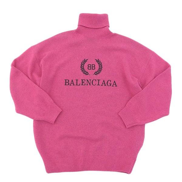 03楽市 本物 Balenciaga バレンシアガ ウール カシミヤ タートルネックニット ロゴ 18aw ピンク Xs G ブランド楽市 通販 Yahoo ショッピング