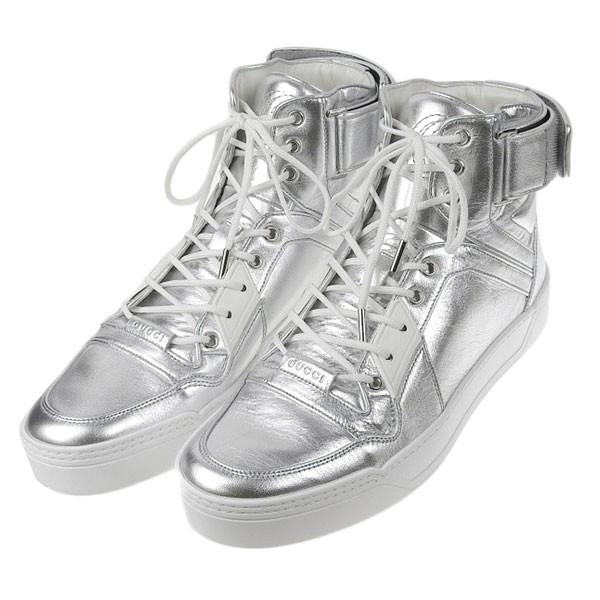 どうやら 編集者 是正 ハイカット スニーカー シルバー F Career Labo Jp