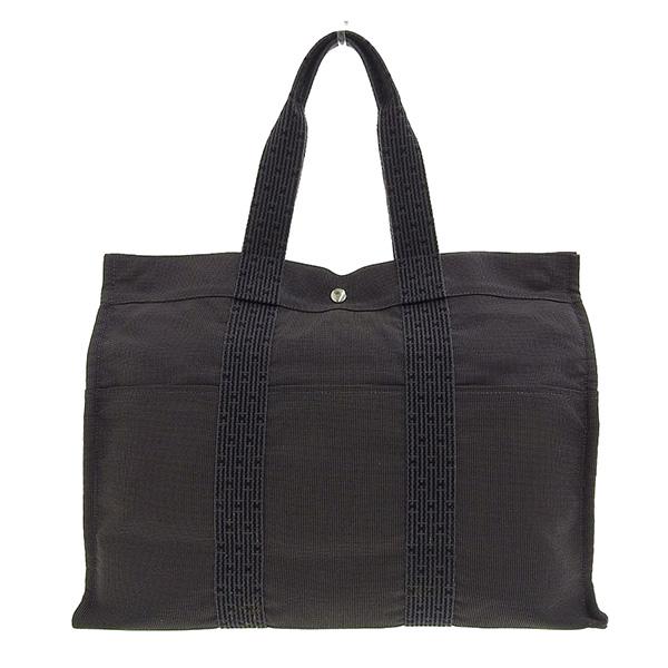 HERMES エルメス キャンバス エールライン トートGM トートバッグ 