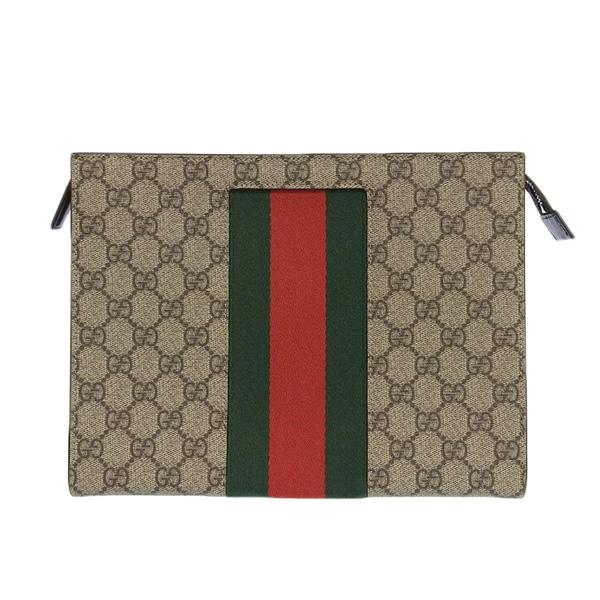 GUCCI Gucci グッチ ウェブ GGスプリーム セカンドバッグ クラッチ