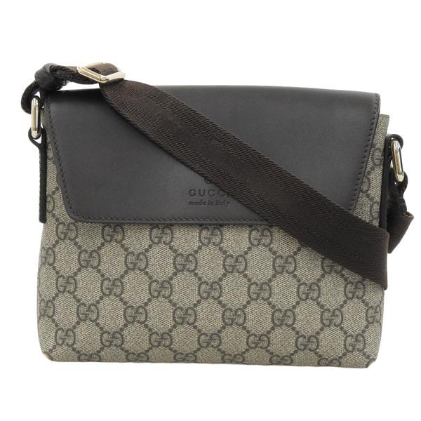 Gucci グッチ GGスプリーム レザー ショルダーバッグ 353431 ベージュ