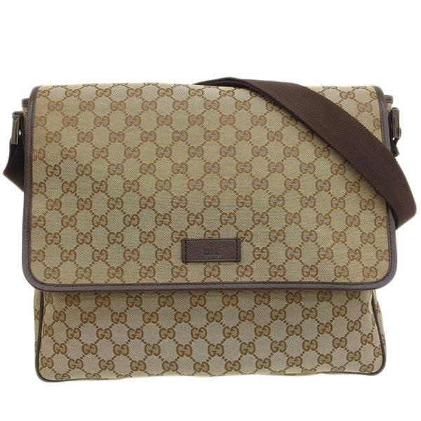GUCCI Gucci グッチ GGキャンバス メッセンジャー ショルダー