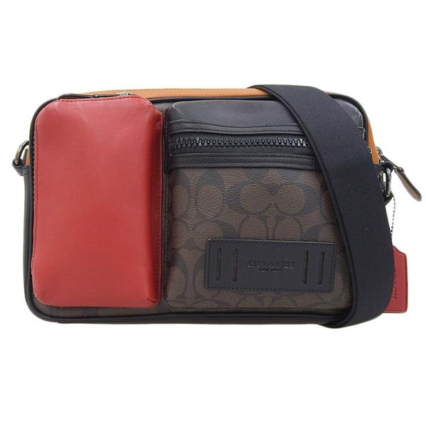 COACH コーチ レザー シグネチャー ショルダーバッグ C2061
