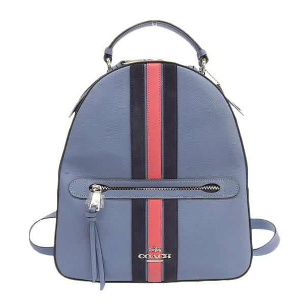 COACH コーチ ジョーディン レザー ヴィズ ヴァーシティ ストライプ 