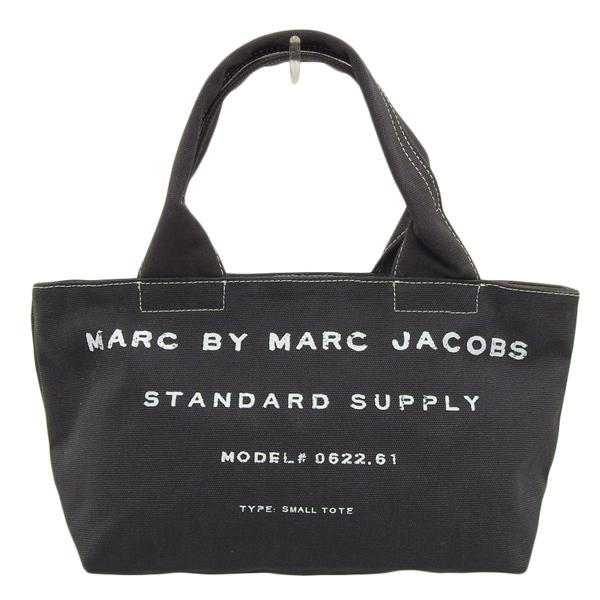 マークバイマークジェイコブス トートバッグ 肩掛け キャンバス ブラック ロゴ MARC BY JACOBS マークバイマークジェイコブス キャンバス