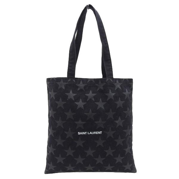 SAINT LAURENT サンローラン コットン 星柄 トートバッグ SAINT LAURENT サンローラン コットン 星柄 トートバッグ