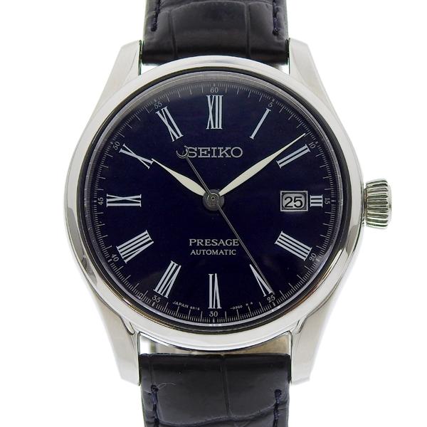 SEIKO（セイコー） プレサージュ メンズ オートマ 6R15-03V0 レザー gg