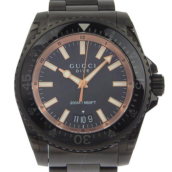 GUCCI グッチ 腕時計136.2 グッチ GUCCI ”ダイヴ スネイク” Ref-136.2 メンズ45mm 200m防水