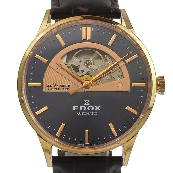 EDOX エドックス レヴォベール メンズ オートマ 85014 レザー gg