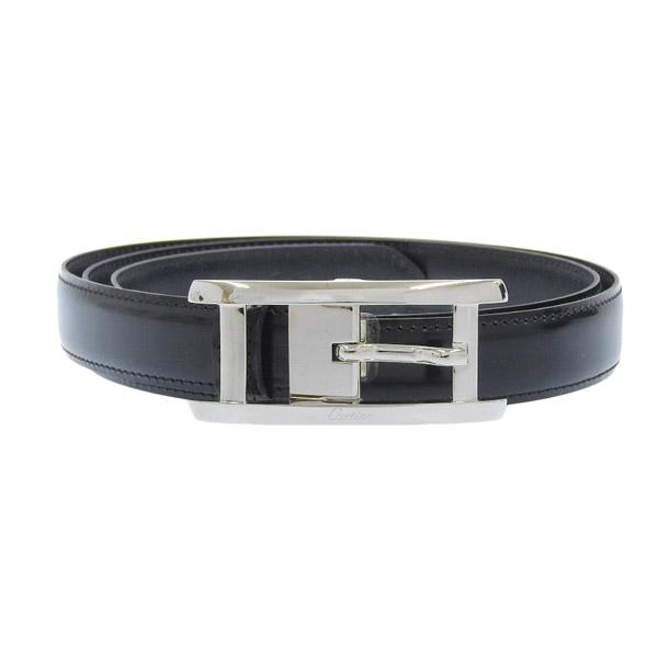 Cartier カルティエ レザー タンク ベルト L5000337 ブラック 104cm 