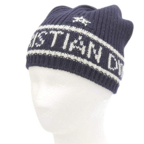 Christian Dior クリスチャンディオール ウール カシミア ロゴ ニット  