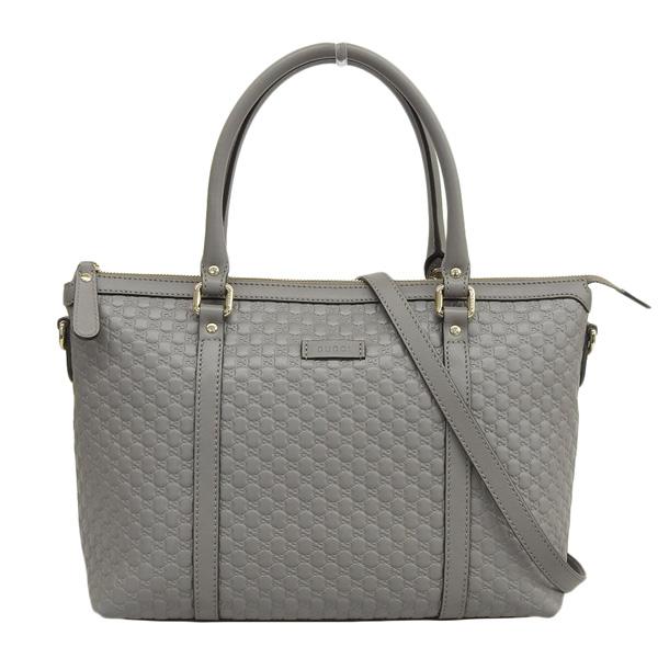 Gucci グッチ マイクログッチシマ レザー 2WAY トートバッグ 449656