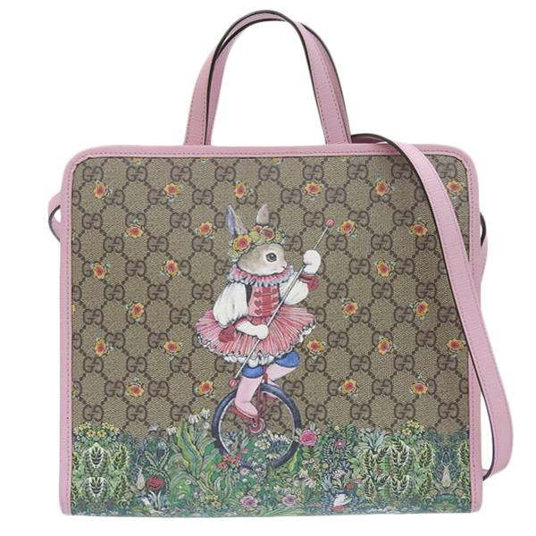 GUCCI Gucci グッチ GGスプリーム チルドレンズ 2WAY ハンドバッグ 