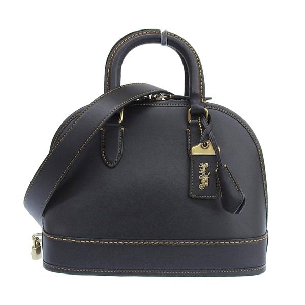 COACH コーチ レザー レヴェル 2WAY ハンドバッグ ブラック gy | tspea.org