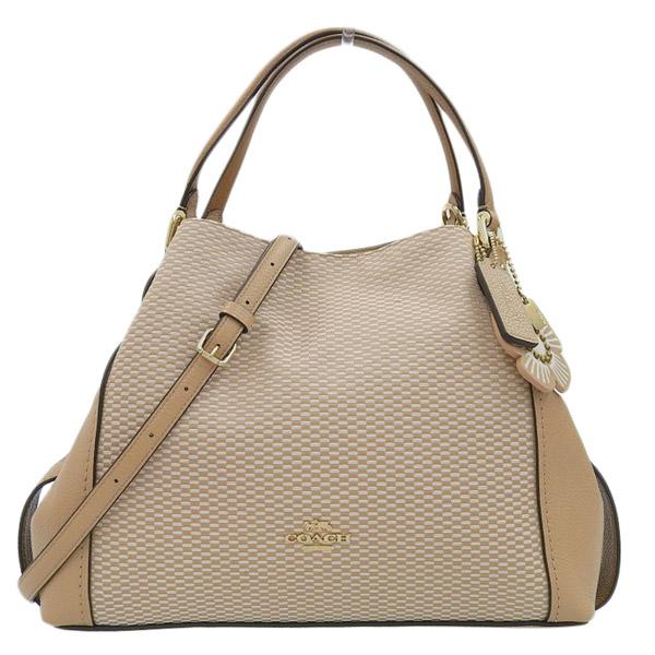 COACH コーチ イーディー キャンバス レザー 2WAY ハンドバッグ 29473 