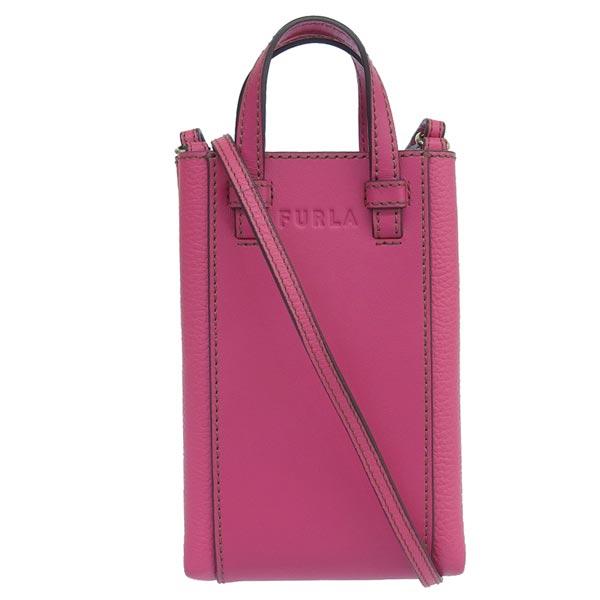 FURLA フルラ レザー 2WAY ハンドバッグ スマホショルダーバッグ 
