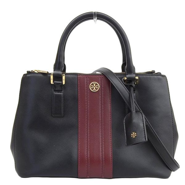 おしゃれ TORY BURCH トリーバーチ レザー 2WAY トートバッグ ブラック