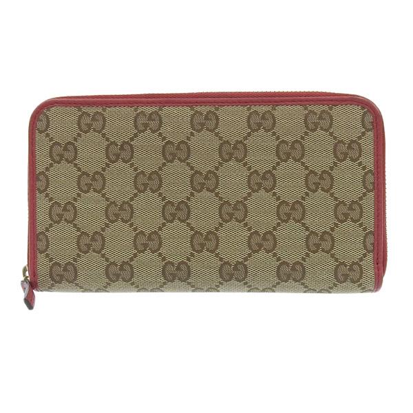 GUCCI Gucci グッチ GGキャンバス ラウンドファスナー 長財布 363423