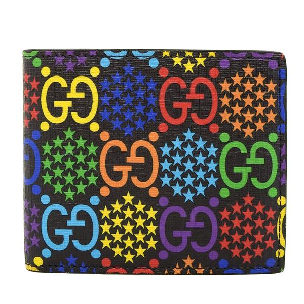 GUCCI（グッチ） GGサイケデリック 二つ折り コンパクト財布 601092