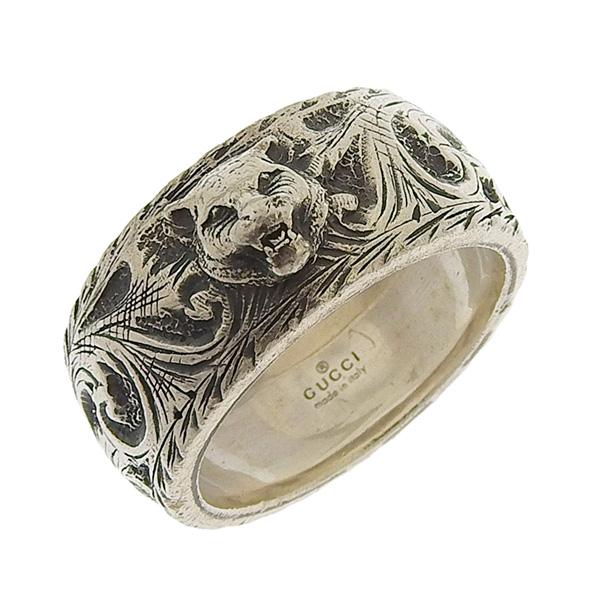 GUCCI Gucci グッチ SV925 キャットヘッド リング #18 シルバー