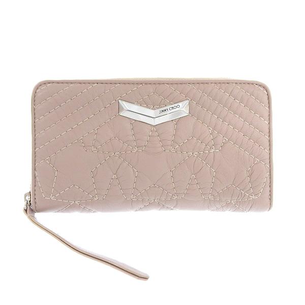 JIMMY CHOO ジミーチュウ レザー キルティング ラウンド