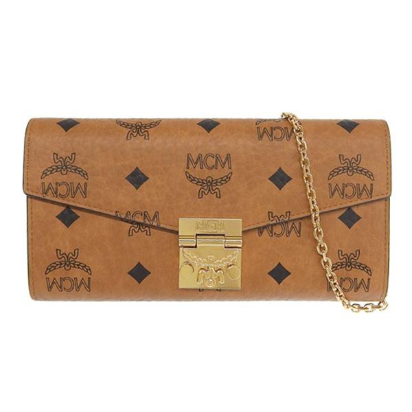 MCM エムシーエム レザー パトリシア ヴィセトス チェーンウォレット