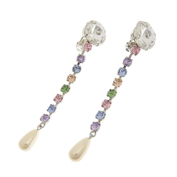 miumiu ミュウミュウ クリスタルとパールの2連 カチューシャ