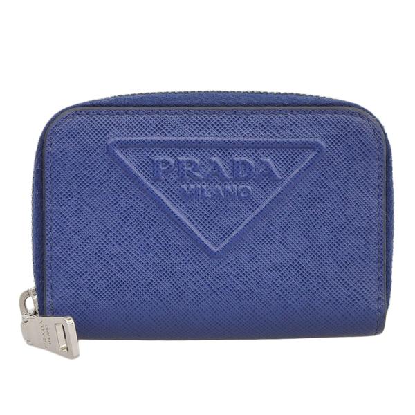 PRADA プラダ SAFFIANO EMBOSS ラウンドファスナー コインケース