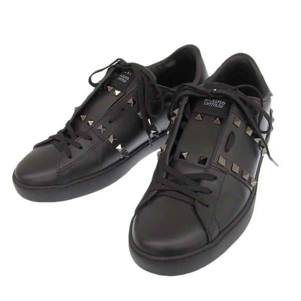 VALENTINO ヴァレンティノ レザー ロックスタッズ アンタイトルド 