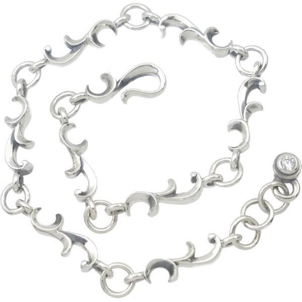 AQUA SILVER(アクアシルバー) メンズアラベスクシルバーブレスレット