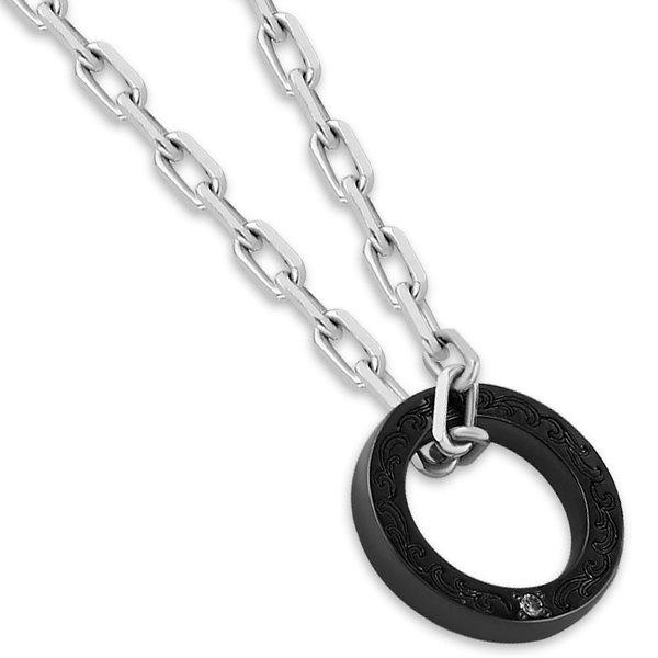 AQUA SILVER（アクアシルバー） ダイヤラージリングシルバーペンダント