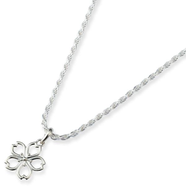 AQUA SILVER SILVER(アクアシルバー) 透かし桜 シルバーペンダント