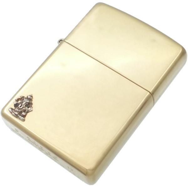 ZIPPO（ジッポー） ガネーシャ TypeA ブラスジッポ : シルバー 
