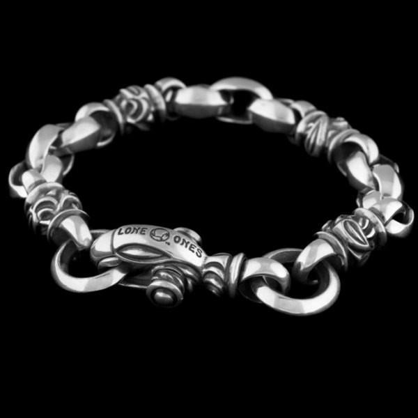 美品 ギャラ付き LONE ONES シルクホーク ブレスレット ロンワンズ LONE ONES（ロンワンズ） シルク ホーク シルバーブレスレット