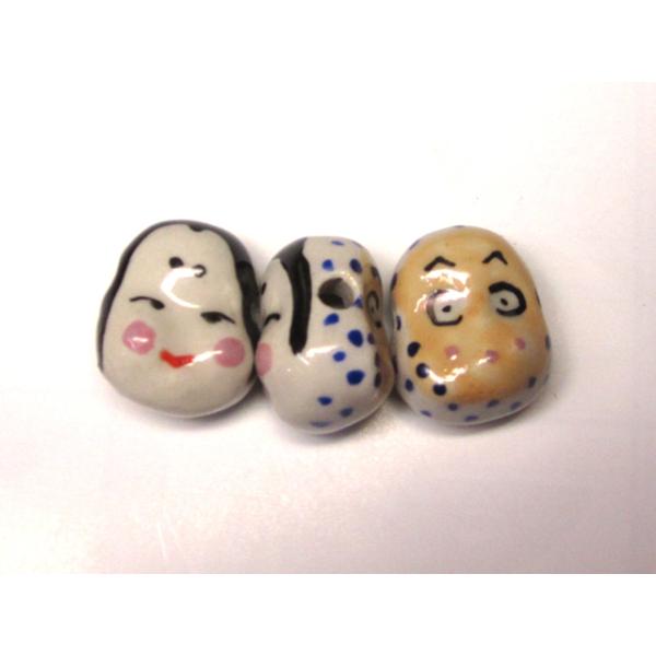 おかめ☆ひょっとこ陶器 b-soft_06-1396