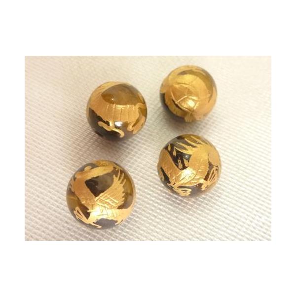 〓四神（しじん）〓タイガーアイ　約14mm　四神セット　21-018