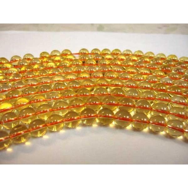 シトリン ラウンド 連販売 約8mm 3000030☆