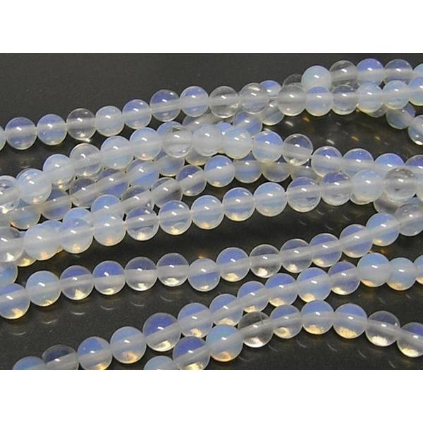 シンセティックオパール ラウンド 連販売 約4mm 3000356☆
