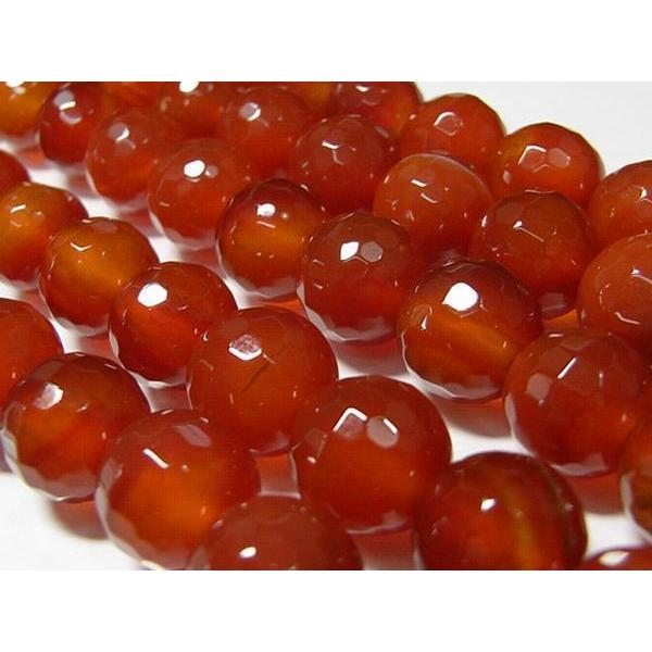 赤瑪瑙 ラウンドカット 連販売 約10mm 3000402☆